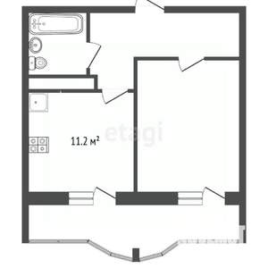 1-к квартира, вторичка, 37м2, 14/15 этаж