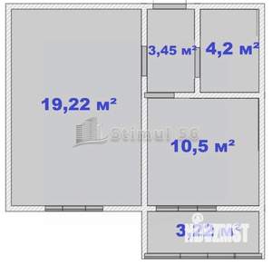 1-к квартира, вторичка, 37м2, 7/17 этаж