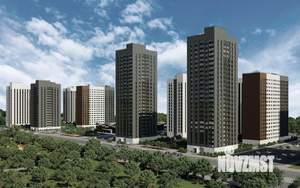 2-к квартира, строящийся дом, 55м2, 15/18 этаж