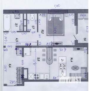 2-к квартира, вторичка, 48м2, 20/24 этаж