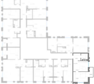 1-к квартира, вторичка, 44м2, 4/11 этаж