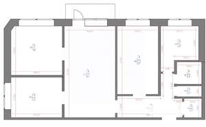 4-к квартира, вторичка, 61м2, 3/5 этаж