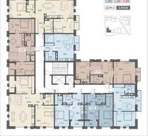2-к квартира, вторичка, 86м2, 3/11 этаж