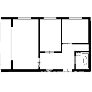 2-к квартира, вторичка, 52м2, 6/9 этаж