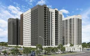 2-к квартира, строящийся дом, 64м2, 17/18 этаж