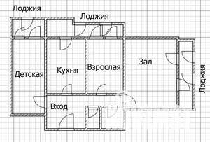 3-к квартира, вторичка, 85м2, 14/16 этаж