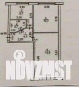 2-к квартира, вторичка, 45м2, 5/5 этаж