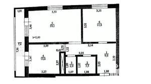 2-к квартира, вторичка, 57м2, 6/16 этаж