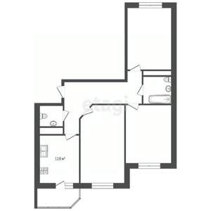 3-к квартира, вторичка, 88м2, 10/19 этаж