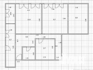 2-к квартира, вторичка, 48м2, 1/1 этаж