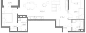 2-к квартира, вторичка, 75м2, 9/11 этаж