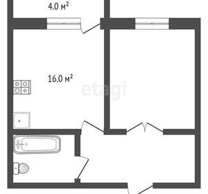 1-к квартира, вторичка, 48м2, 1/17 этаж