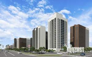 2-к квартира, строящийся дом, 55м2, 3/18 этаж