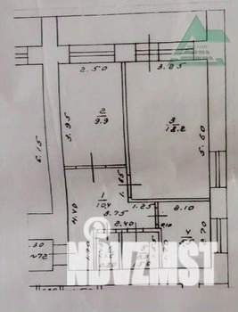 2-к квартира, вторичка, 48м2, 12/12 этаж