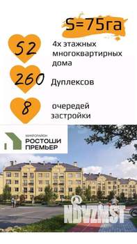 2-к квартира, вторичка, 55м2, 1/4 этаж