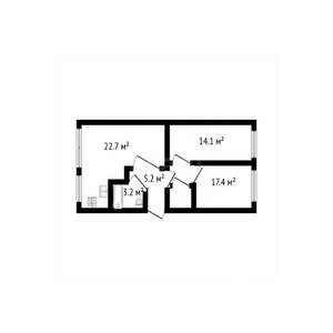 3-к квартира, вторичка, 63м2, 3/5 этаж