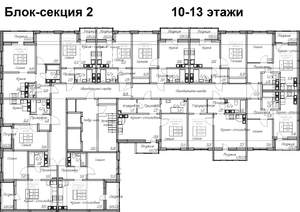 1-к квартира, вторичка, 46м2, 13/18 этаж