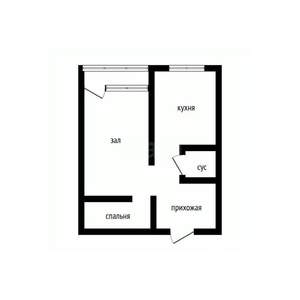 1-к квартира, вторичка, 29м2, 4/5 этаж