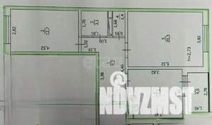 2-к квартира, вторичка, 59м2, 6/17 этаж