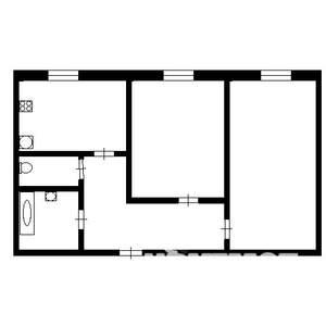 2-к квартира, вторичка, 53м2, 8/9 этаж