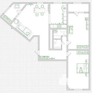 3-к квартира, вторичка, 96м2, 14/14 этаж