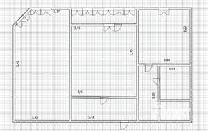 2-к квартира, вторичка, 61м2, 12/17 этаж