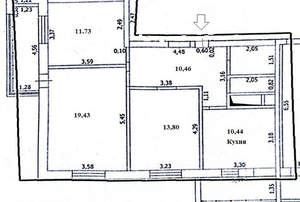 3-к квартира, вторичка, 71м2, 5/18 этаж