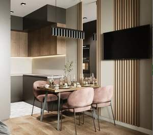 1-к квартира, строящийся дом, 37м2, 1/4 этаж