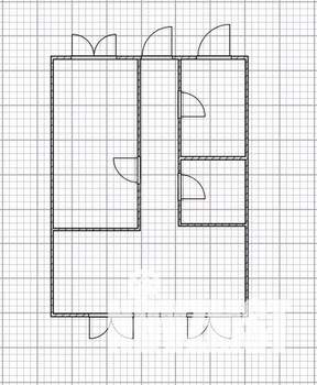 1-к квартира, вторичка, 38м2, -1/2 этаж