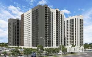 2-к квартира, строящийся дом, 55м2, 4/18 этаж