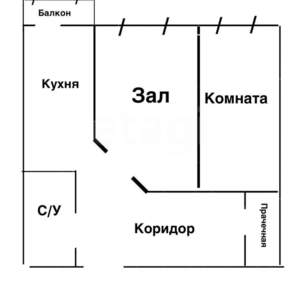 2-к квартира, вторичка, 70м2, 3/19 этаж