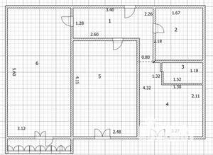 2-к квартира, вторичка, 44м2, 2/5 этаж