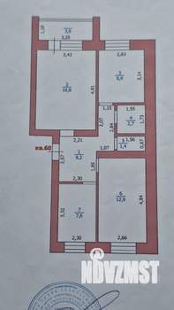 3-к квартира, вторичка, 60м2, 5/5 этаж