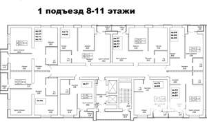1-к квартира, вторичка, 45м2, 11/17 этаж
