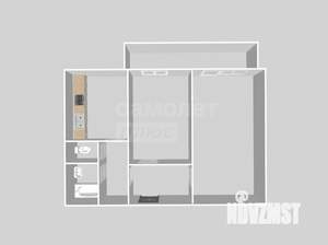 2-к квартира, вторичка, 54м2, 8/10 этаж