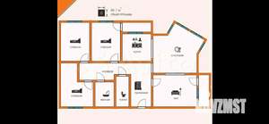 5-к квартира, вторичка, 93м2, 2/5 этаж