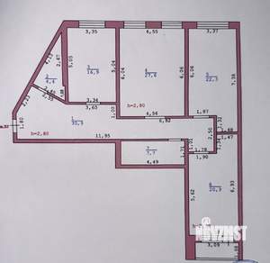 3-к квартира, вторичка, 131м2, 2/5 этаж