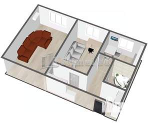 2-к квартира, вторичка, 44м2, 9/9 этаж