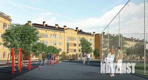 2-к квартира, вторичка, 72м2, 1/4 этаж