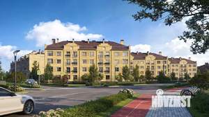 2-к квартира, строящийся дом, 73м2, 1/4 этаж