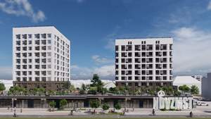 3-к квартира, строящийся дом, 83м2, 2/11 этаж