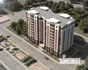 1-к квартира, строящийся дом, 44м2, 1/10 этаж