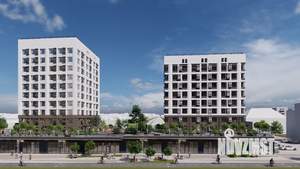 3-к квартира, строящийся дом, 68м2, 7/11 этаж