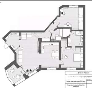 3-к квартира, вторичка, 136м2, 7/7 этаж