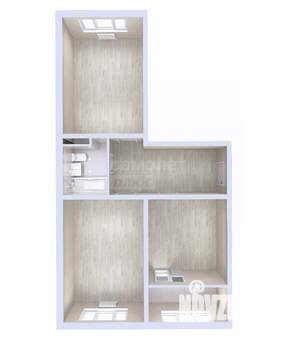 2-к квартира, вторичка, 60м2, 5/16 этаж