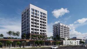 2-к квартира, строящийся дом, 57м2, 9/12 этаж