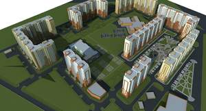 2-к квартира, вторичка, 55м2, 4/17 этаж