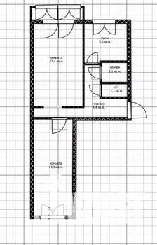2-к квартира, вторичка, 45м2, 5/5 этаж