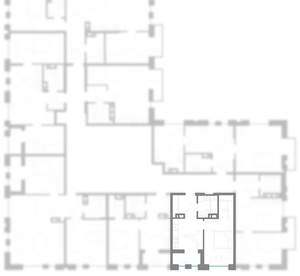 1-к квартира, вторичка, 40м2, 7/11 этаж