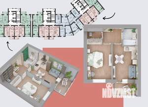 1-к квартира, вторичка, 50м2, 12/14 этаж